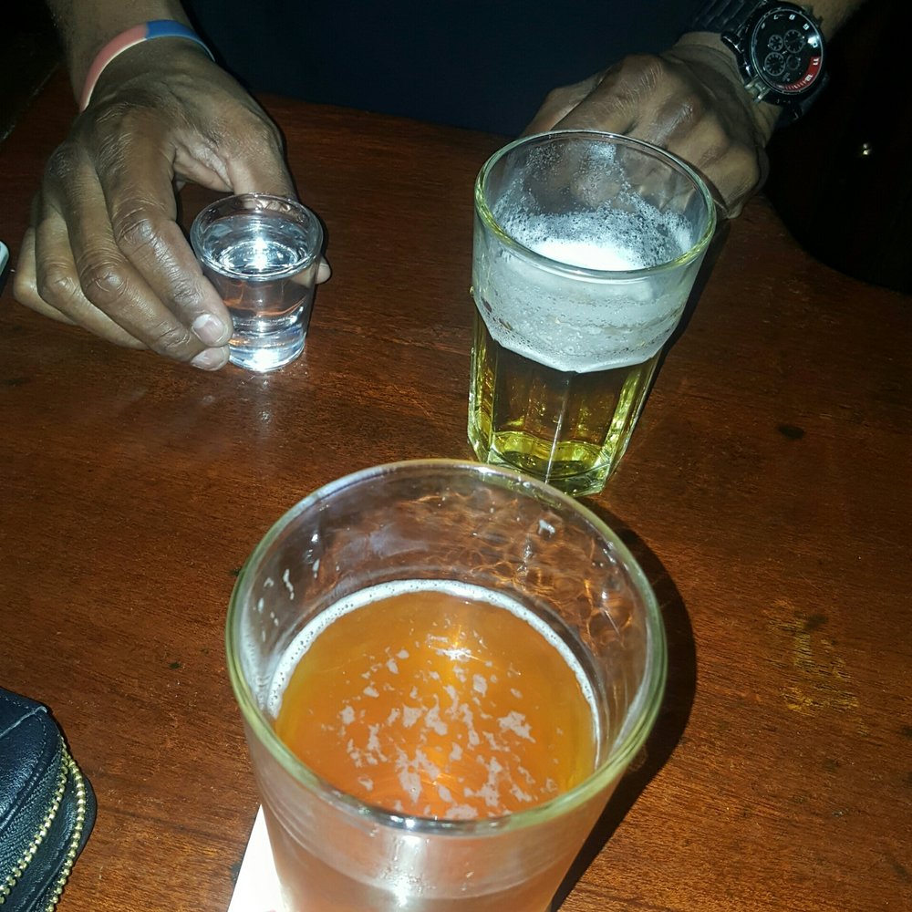 Dive 75 - greenflash soul style IPA shot of patron and a cider chaser - Dive Bars Near Me - New York, New York