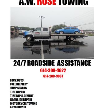 A W Rose Towing - Roadside Assistance Near Me - Grove City, Ohio A W Rose Towing - Roadside Assistance Near Me - Grove City, Ohio