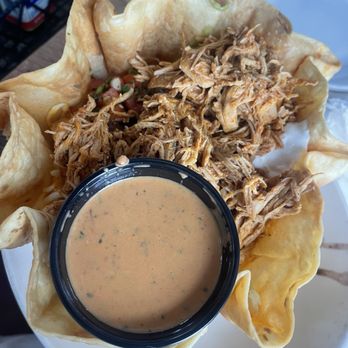 Red Mountain Grill - Taco salad (with pulled Chicken) - Bars Near Me - Dillon, Colorado
