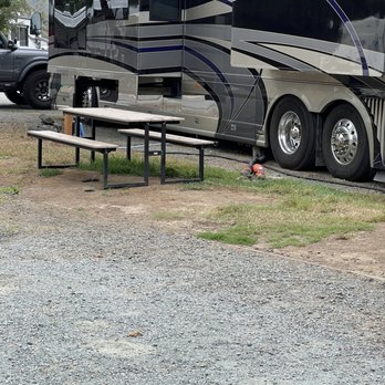 Sun Outdoors Coos Bay - The small area with the picnic table is space #63. The picnic table needs to be placed someplace else besides next to the sewage dump. - Campgrounds Near Me - Coos Bay, Oregon Sun Outdoors Coos Bay - The small area with the picnic table is space #63. The picnic table needs to be placed someplace else besides next to the sewage dump. - Campgrounds Near Me - Coos Bay, Oregon