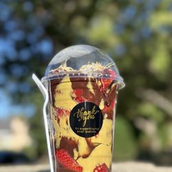 Leonardough's - Dubai Chocolate Strawberry Cup (check his IG for dailies @leonardoughs) IG: @ammysalamii