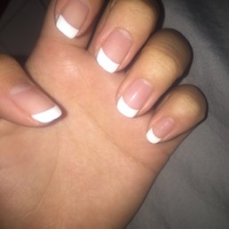 Great French manicure in shellac I'm super happy with it Great French manicure in shellac I'm super happy with it