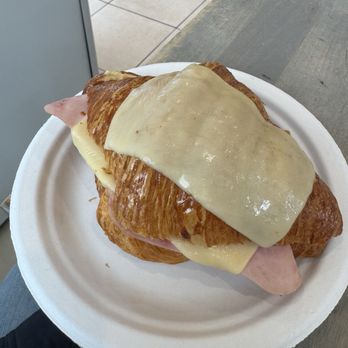 Gustave Boulangerie - Ham Croissant Breakfast Sandwich - Coffee & Tea Near Me - Alexandria, Virginia Gustave Boulangerie - Ham Croissant Breakfast Sandwich - Coffee & Tea Near Me - Alexandria, Virginia