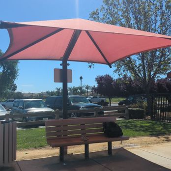 Blue Goose Park - One of the multiple canopies that offer shade and seating - Parks Near Me - Brentwood, California