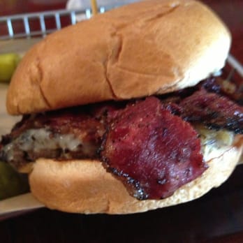 Hops Burger Bar - Special: pastrami burger - Burgers Near Me - Greensboro, North Carolina Hops Burger Bar - Special: pastrami burger - Burgers Near Me - Greensboro, North Carolina