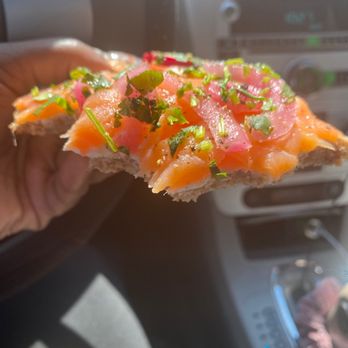 Kale Me Crazy - Salmon Toast - Single - Wraps Near Me - Raleigh, North Carolina