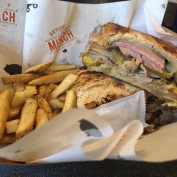 Benjies Munch - Cuban sandwich with fries - Food Trucks Near Me - San Antonio, Texas