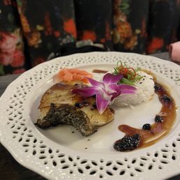 Chilean sea bass....incredible sauce and sear!