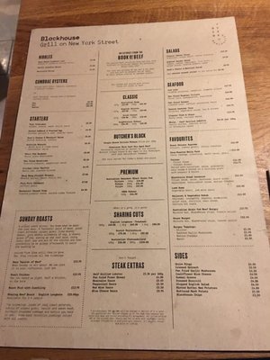 Menu photo 2 Blackhouse Leeds, XWY Menu photo 2 Blackhouse Leeds, XWY