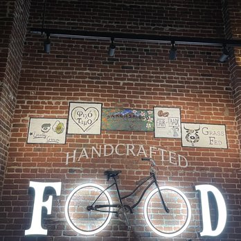 The 18hundred - Restaurant wall decor is pretty impressive - New American Near Me - Bakersfield, California
