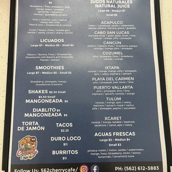 562 Cherry cafe - Menu - Sandwiches Near Me - Long Beach, California 562 Cherry cafe - Menu - Sandwiches Near Me - Long Beach, California