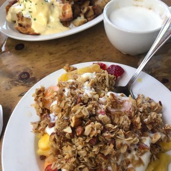 Island Lava Java - Fresh Fish Benedict Papaya , Yogurt & Granola - American Near Me - Kailua Kona, Hawaii Island Lava Java - Fresh Fish Benedict Papaya , Yogurt & Granola - American Near Me - Kailua Kona, Hawaii