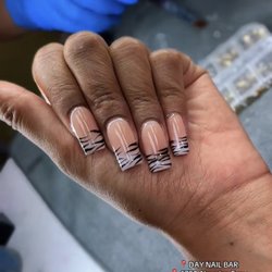 Cute Zebra Gel-X Nails Art at Day Nail Bar. CALL(408)591-1166 4750 Almaden Expy, San Jose, CA, 95118. Follow Us: IG @day_nailbar