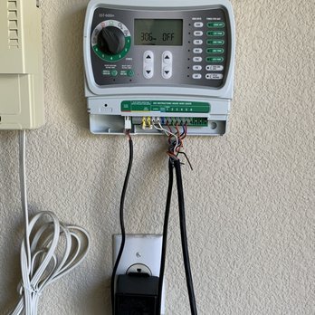 First Class Irrigation - Newly installed irrigation controller - Irrigation Near Me
