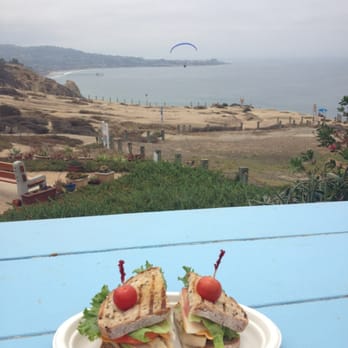 Cliff Hanger Cafe - Yummy sandwich. Excellent view of the gliders. - Sandwiches Near Me - La Jolla, California Cliff Hanger Cafe - Yummy sandwich. Excellent view of the gliders. - Sandwiches Near Me - La Jolla, California