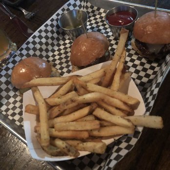 Quinn's On The Corner - Cheeseburger sliders with fries - Bars Near Me - Arlington, Virginia Quinn's On The Corner - Cheeseburger sliders with fries - Bars Near Me - Arlington, Virginia