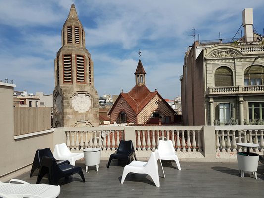 Photo of Sant Jordi Hostel Rock Palace - Barcellona, B, ES. Rooftop