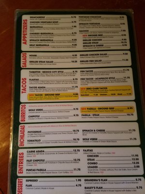 Menu photo 8 Las Fajitas Boca Raton, FL Menu photo 8 Las Fajitas Boca Raton, FL