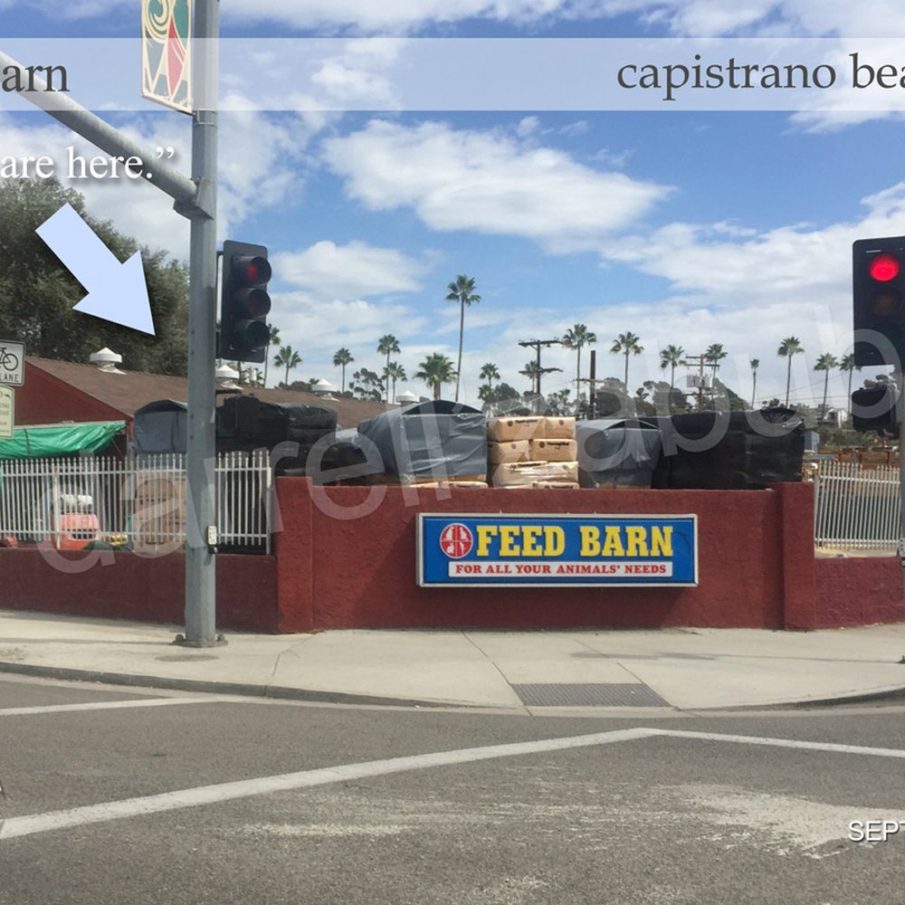 Feed Barn - Just down the street from the San Juan Capistrano, COSTCO location. - "You are here." - Pet Services Near Me - Capistrano Beach, California