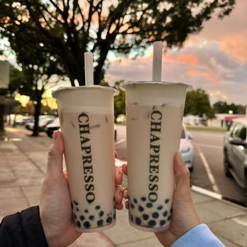 Chapresso - pheonix oolong milk tea w boba, barley black tea w boba (@foodbykaitlyn) - Bubble Tea Near Me - San Marino, California