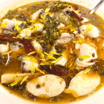 B2J Fish Soup - Sour spicy fish soup - Szechuan Near Me - Gaithersburg, Maryland