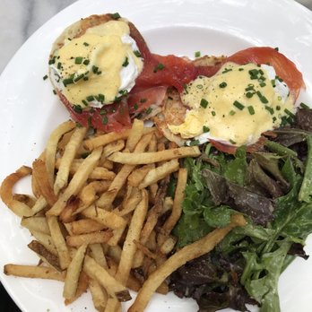 CAFÉ LULUc - Salmon Benedict - French Near Me - Brooklyn, New York CAFÉ LULUc - Salmon Benedict - French Near Me - Brooklyn, New York