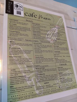 Menu photo 6 The Burrow Cafe Albuquerque, NM