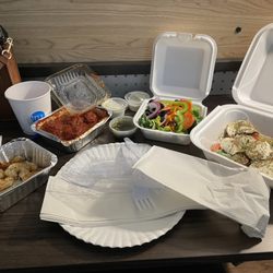 Italian Garden - Shrimp,Meatballs, salad,Caprese.