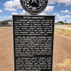 Hutto City cemetery - Historical information.