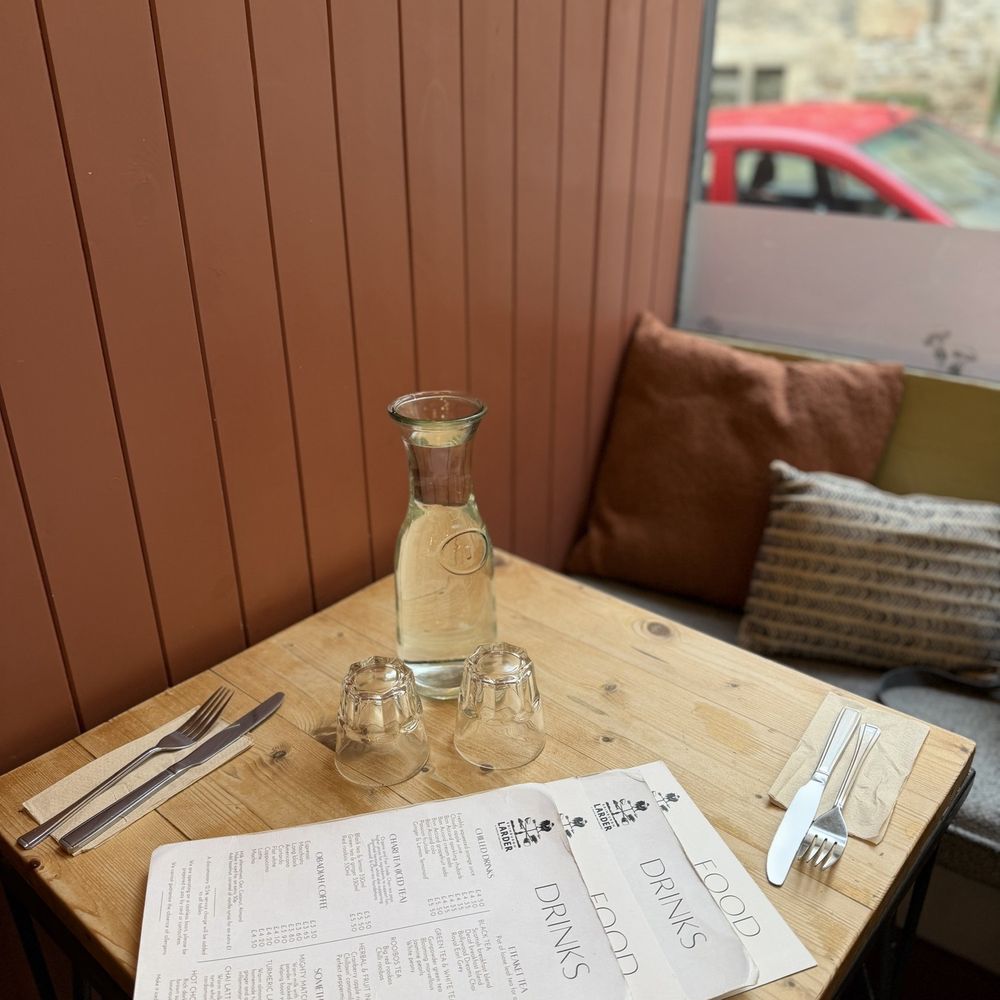 The Edinburgh Larder - My window table - Delis Near Me - Edinburgh, EDH The Edinburgh Larder - My window table - Delis Near Me - Edinburgh, EDH