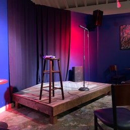 a stage set up for a performance