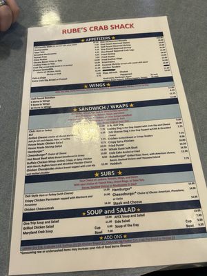Menu photo 3 Rube's Crab Shack Emmitsburg, MD Menu photo 3 Rube's Crab Shack Emmitsburg, MD