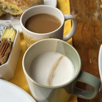 Coco's Kitchen - Caramel soy latte and regular coffee - Breakfast & Brunch Near Me - Puerto Vallarta, JAL