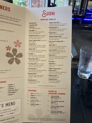 Menu photo 2 Fuji Steakhouse Redmond, WA Menu photo 2 Fuji Steakhouse Redmond, WA