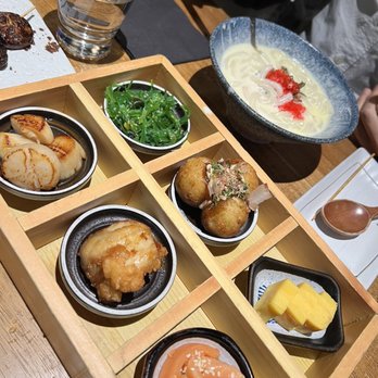 Shinya Shokudo - Side dish set - Izakaya Near Me - Seattle, Washington Shinya Shokudo - Side dish set - Izakaya Near Me - Seattle, Washington