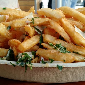 Anchor Station - Truffle fries $7 - Food Trucks Near Me - Traverse City, Michigan