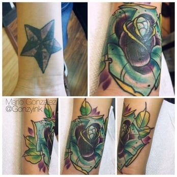 Integrity Body Arts - Cover up tattoo by Mario Gonzalez - Piercing Near Me - Pocatello, Idaho
