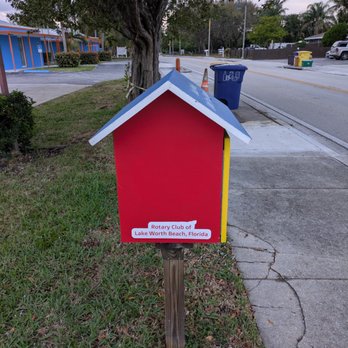 Little Free Library - Lake Worth Little Free Library, 1326 N Federal Hwy, Lake Worth Beach - Community Book Box Near Me - Lake Worth Beach, Florida