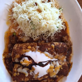 Avatar's Restaurant - Enchilada with rice. - Indian Near Me - Sausalito, California