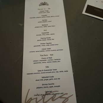 Casita - Menu - Cocktail Bars Near Me - Sherman Oaks, California