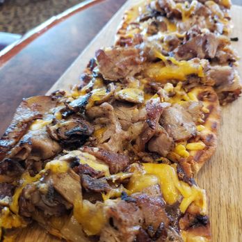 Stonecutter's - Cheesesteak flatbread - New American Near Me - Geneva, New York
