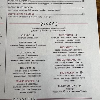 Versante Hearth + Bar - Pizzas - Pizza Near Me - Park City, Utah