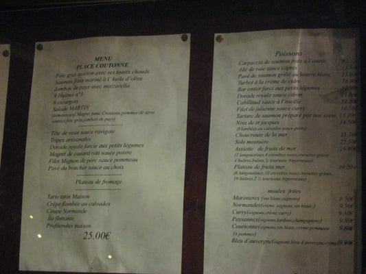 Menu photo 2 Brasserie Martin Caen, 14