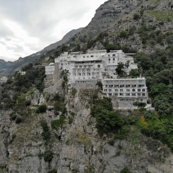 Grand Hotel Tritone - View of the hotel from our drone - Hotels Near Me - Praiano, SA