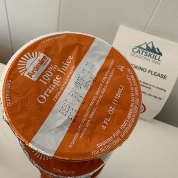 Catskill Seasons Inn - expired orange juice- today is dec 4, 2022 - Hotels Near Me - Shandaken, New York