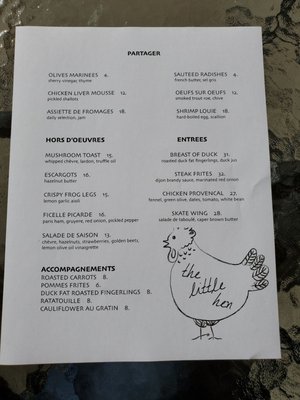 Menu photo 7 The Little Hen Haddonfield, NJ