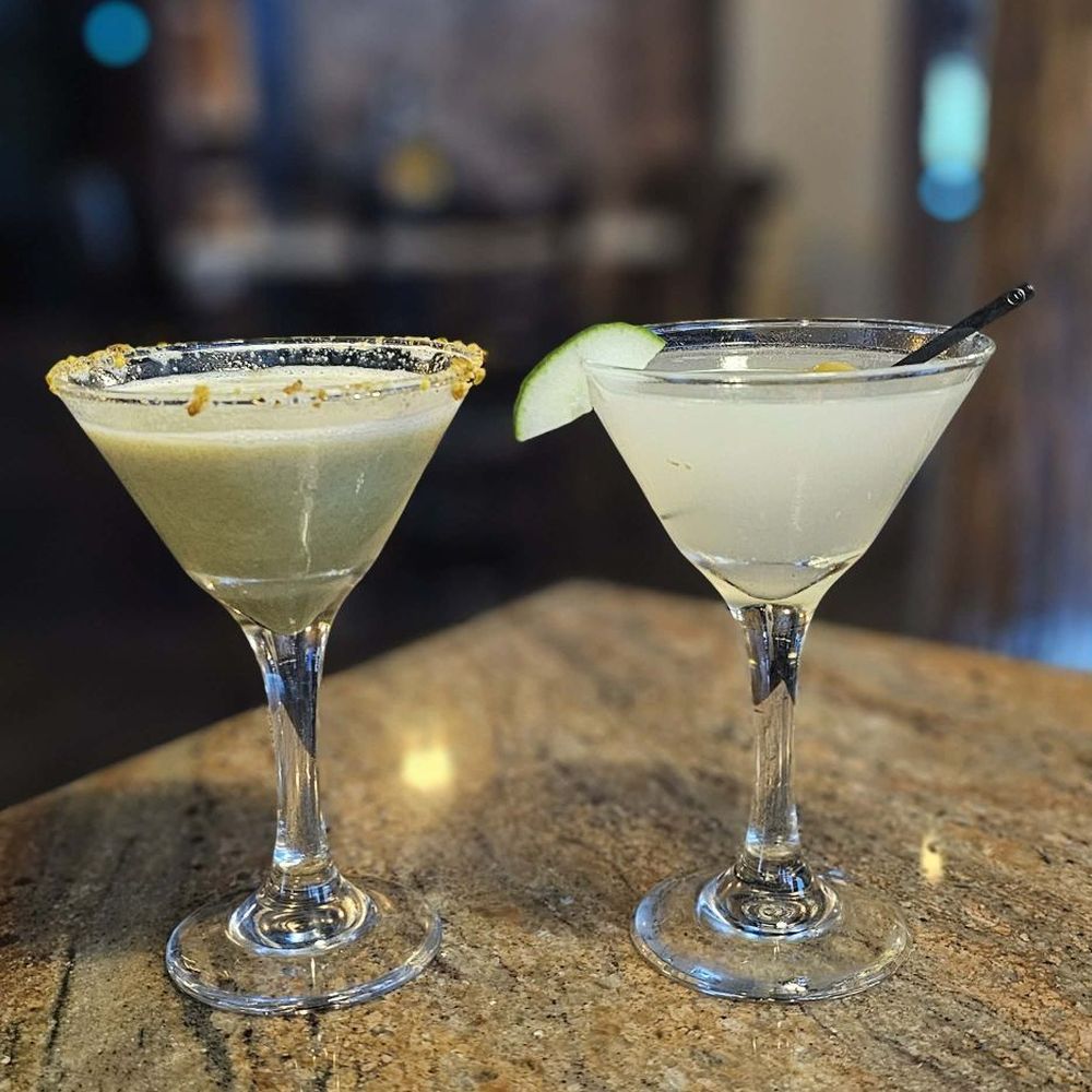 Trattoria Di Bernardone - Pistachio Martini and a cucumber Martini They are both 5 - Italian Near Me - Saint Johns, Florida