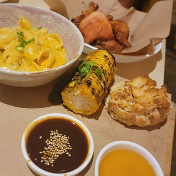 The Peached Tortilla - Fried chicken platter - Asian Fusion Near Me - Austin, Texas