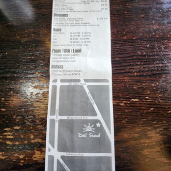 Del Seoul - Menu - Korean Near Me - Chicago, Illinois