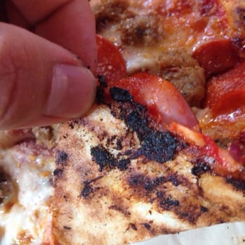 Blaze Pizza - Chunks of black shit... - Pizza Near Me - Brea, California